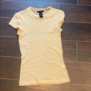 The Limited Sheer Tan Nylon Shirt